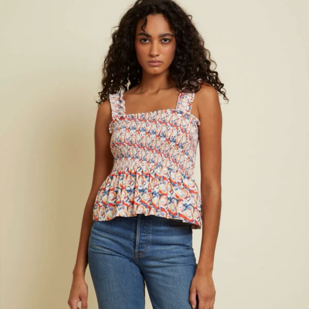Floral Smocked Women's Top by NATION LTD.